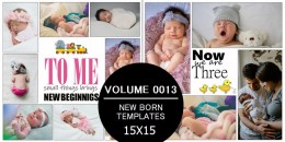 New Born Templates 15X15 - 0013